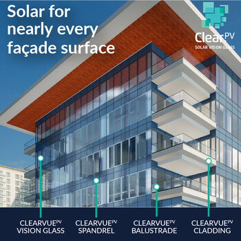 ClearVue Integrated Solar Facade