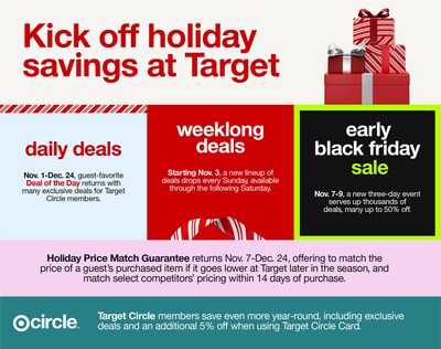 Holiday savings at Target