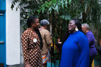 Diamond Lee speaks to Dana Sherrod, MPH, Co-Founder and Executive Director of CA Coalition for Black Birth Justice at 'Birth Justice and Joy" Event in Los Angeles; Photo courtesy of CCBBJ