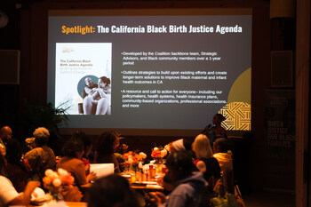 CA Coalition for Black Birth Justice's 'Birth Justice and Joy' Event in Los Angeles; Photo credit LOOP