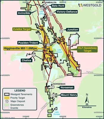 Figure 6: Southern Goldfields Location Map (CNW Group/Westgold Resources Limited)