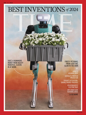 The cover of TIME's 'Best Inventions of 2024' issue that features the Segway GoKart Pro 2.