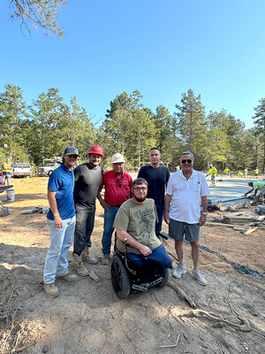 Milestone Reached: Foundation Poured for SPC Zach Parker's Accessible Home at Republic Grand Ranch