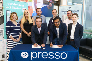 Presso® Joins Forces with WASH Multifamily to Introduce 5-Minute "Press &amp; Refresh" Machines