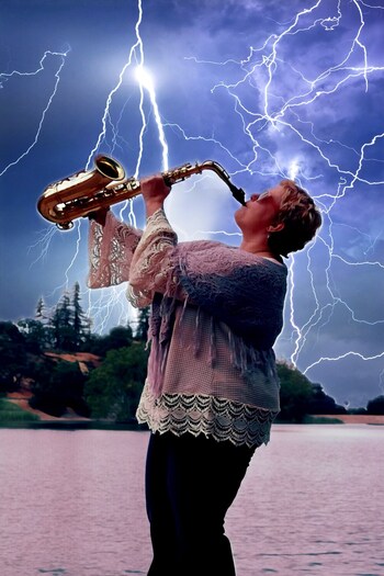 Dolly Rappaport On Saxophone