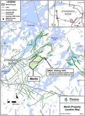 Figure 4 - Merlin Project (CNW Group/Fission Uranium Corp.)