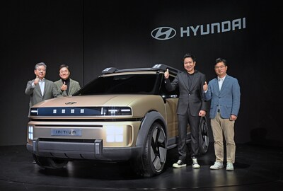 Hyundai Motor Unveils Next Step in its Hydrogen Legacy with new INITIUM FCEV Concept (PRNewsfoto/Hyundai Motor Company) Hyundai Motor Unveils Next Step in its Hydrogen Legacy with new INITIUM FCEV Concept (PRNewsfoto/Hyundai Motor Company)