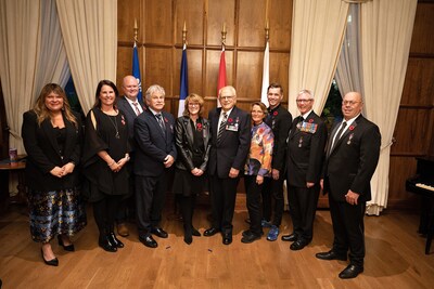 Première cérémonie citoyenne de remise de la Médaille du couronnement du roi Charles III