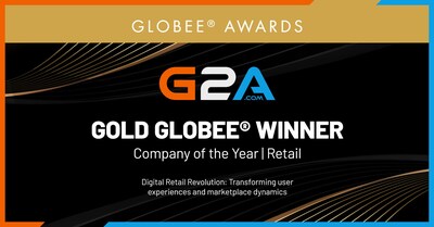 <div>G2A.COM Named 'Company of the Year: Retail' Award Winner at the 14th Annual 2024 Globee® Awards for Business (International)</div>