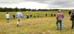 Tour participants explore wildlife habitats and plants on a Wisconsin cranberry farm