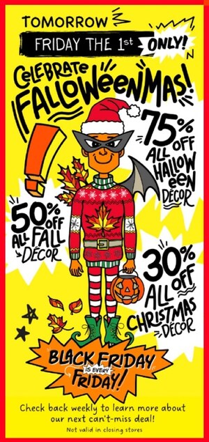 Big Lots Unveils Holiday Shop and Launches "Falloweenmas" One-Day Event on November 1