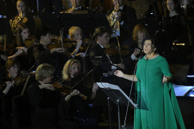 The renowned Lebanese composer, opera singer Hiba Al Kawas.