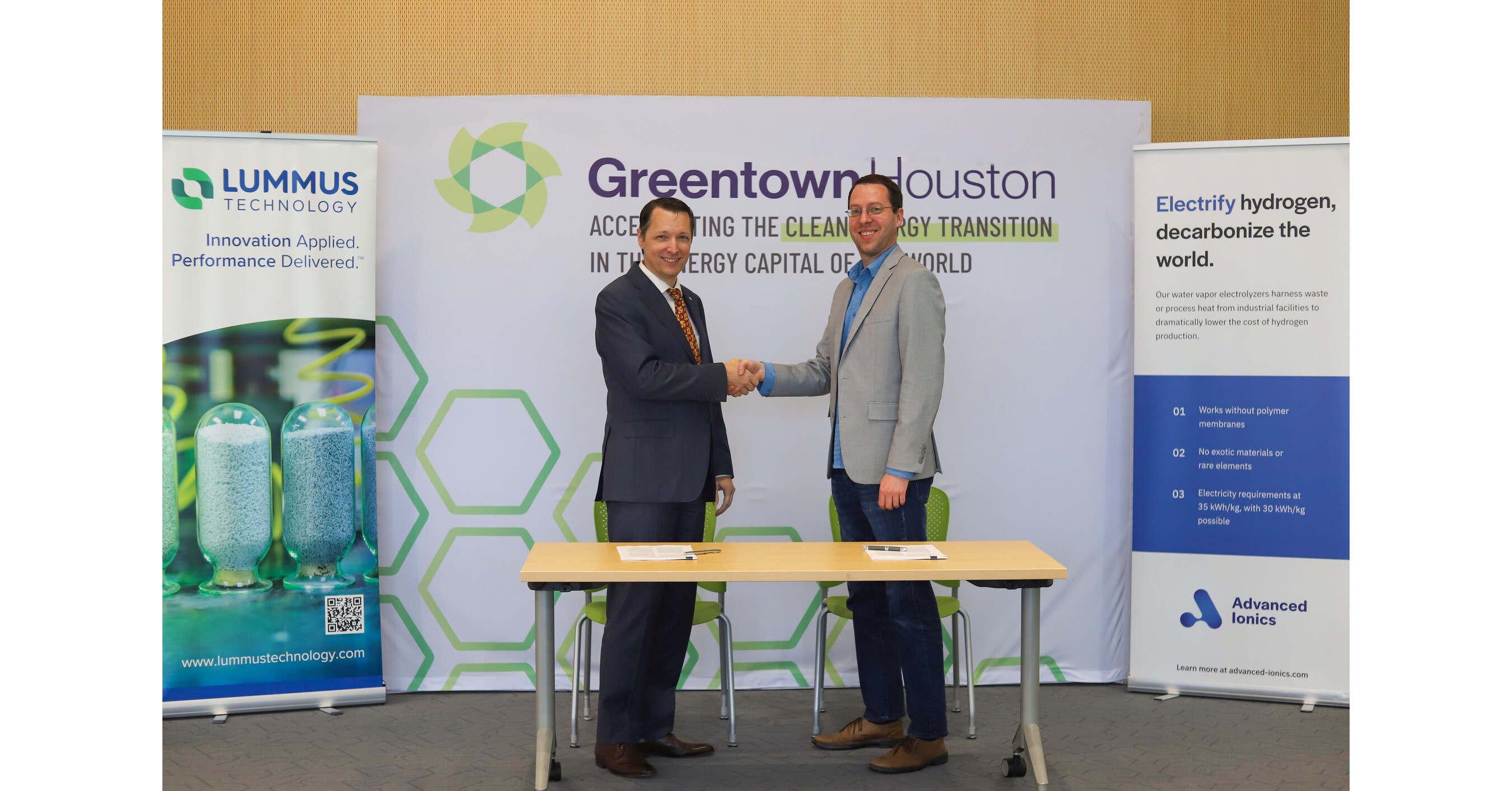 Lummus Technology and Advanced Ionics Partner to Accelerate Green Hydrogen Production