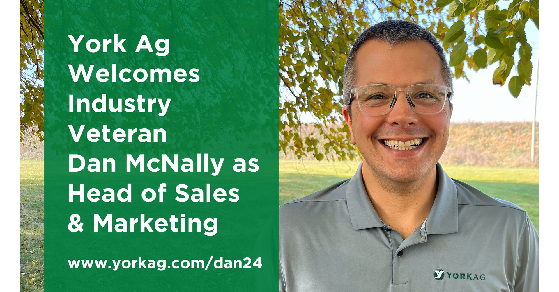 York Ag Welcomes Industry Veteran Dan McNally as Head of Sales and Marketing