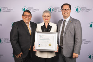 Christiane Ayotte, première femme à recevoir la plus haute distinction de l'Ordre des chimistes du Québec