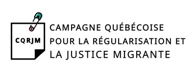 Logo CQRJM (Groupe CNW/Campagne québécoise pour la régularisation et la justice migrante)