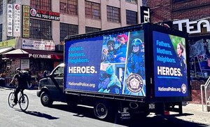 The National Police Association Mobile Billboard Brings the Support the Police Message to Philadelphia