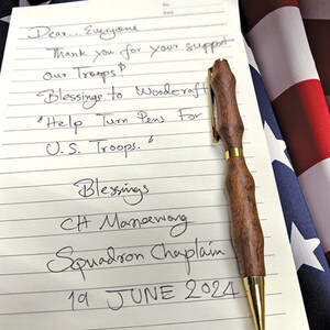 Woodcraft Invites Community to Make a Free Pen for Military Personnel