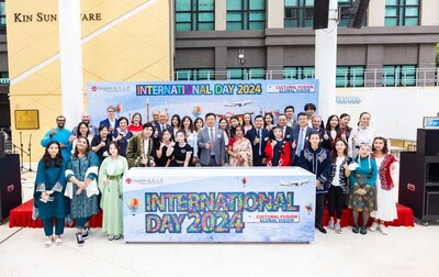 <div>500 students and faculty celebrate Lingnan's International Day, Supporting the Government's 'Study in Hong Kong' brand initiative</div>