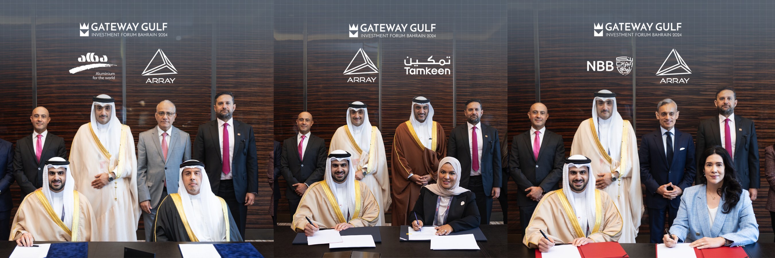 ARRAY Innovation feiert bahnbrechenden Erfolg bei Gateway Gulf mit drei wichtigen Partnerschaftsverträgen