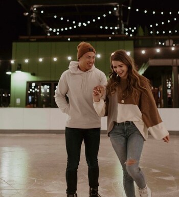 The twinkle light ice rink at Chicken N Pickle – open the week before Thanksgiving and closing in early February 2025 – is available in Overland Park and Wichita, Kansas; and St. Charles, Missouri.