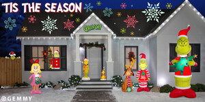 'Tis the Season to Decorate with Festive Grinch Décor from Gemmy