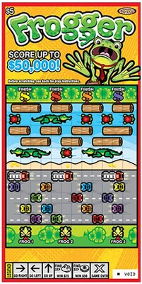 Nebraska Lottery's Frogger (CNW Group/Pollard Banknote Limited)