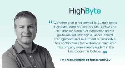 Statement provided by HighByte co-founder and CEO Tony Paine.