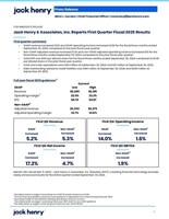 FY25 First Quarter Earnings - PDF Version