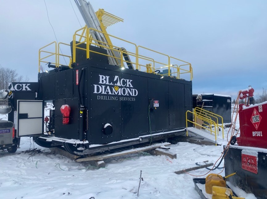 Figure 1 – Image of a Black Diamond drill rig, in operation, in northeastern Ontario, Canada (CNW Group/Power Metals Corp.) Figure 1 – Image of a Black Diamond drill rig, in operation, in northeastern Ontario, Canada (CNW Group/Power Metals Corp.)
