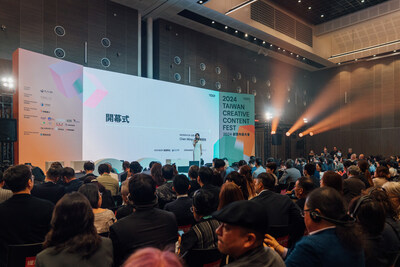 2024 TCCF opening ceremony (PRNewsfoto/Taiwan Creative Content Agency)