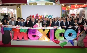 The Secretary of Tourism of the Government of Mexico, Josefina Rodríguez inaugurates the Mexico Pavilion at the World Travel Market 2024 in London