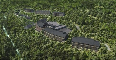 Hotel The Mitsui Hakone completed rendering