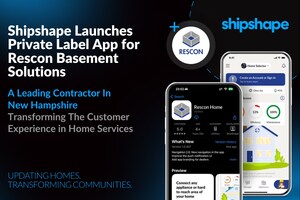 Shipshape Solutions Announces First Partner to Offer It's Private Label App for Home Maintenance, Rescon Basement Solutions