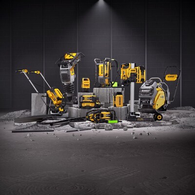 Designed to accelerate adoption of electric solutions, the DEWALT POWERSHIFT™ line is ushering in the next phase of the jobsite of the future. The cordless equipment system can produce up to 60% less CO2e emissions during use versus gas-powered equipment* driving sustainable innovation in the construction industry.