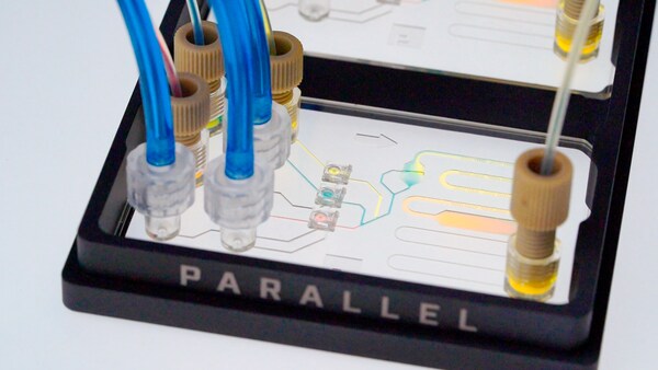 Parallel Fluidics accelerates the pace of discovery for scientific teams with the world's first on-demand microfluidic manufacturing service.