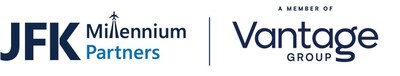 Logo of JFK Millennium Partners and Vantage Group