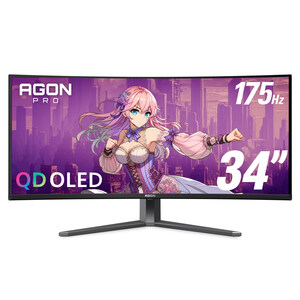 Experience Ultimate Immersion with the AGON PRO AG346UCD 34" QD-OLED Curved Gaming Monitor