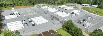 The Mossy Branch Battery Energy Storage System (BESS) facility and is a standalone storage unit that connects with and charges directly from the electric grid.