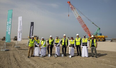 Groundbreaking ceremony of marine works on Palm Jebel Ali with Jan De Nul Dredging LTD