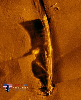 Sonar images of the WWII Submarine USS Harder discovered by Tim Taylor's Lost 52 Project