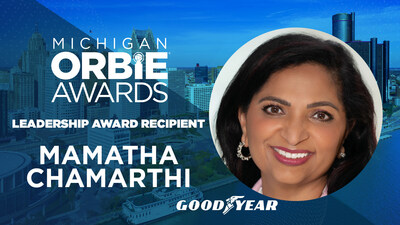 Leadership Award Recipient, Mamatha Chamarthi of Goodyear Tire & Rubber