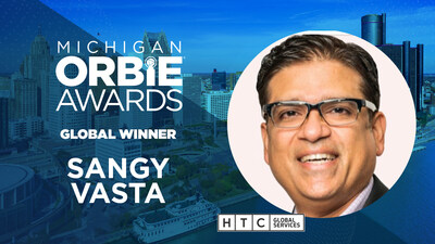 Global ORBIE Winner, Sangy Vatsa of HTC Global Services (fmr)
