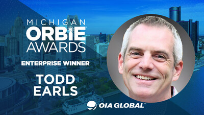 Enterprise ORBIE Winner, Todd Earls of OIA Global