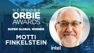Super Global ORBIE Winner, Motti Finkelstein of Intel Corporation