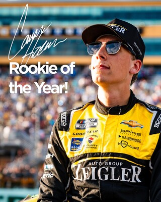 Carson Hocevar earns Rookie of the Year