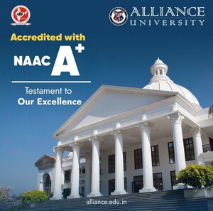 Alliance University Awarded A+ Accreditation by NAAC in First Assessment Cycle