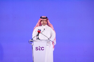 stc Group's CEO, Eng. Olayan Alwetaid at stc's inauguration of 2Africa Pearl submarine & the Data Center Park.