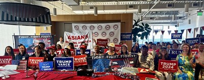 AsiansMAGA Rallied Asian Americans For President Trump in Carry, NC on September 22, 2024