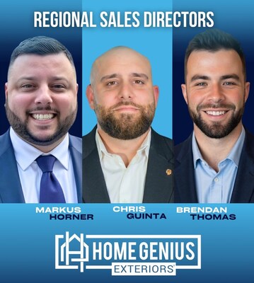 Home Genius Exteriors Regional Sales Directors